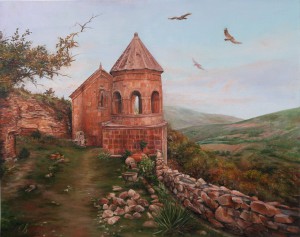 Тирский монастырь. Закат.